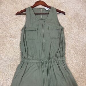 Olive and Oak olive green romper size Small